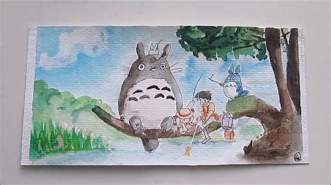 Totoro And Friends Speed Painting Youtube
