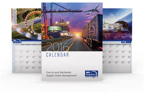 Apl Logistics 2016 Calendar — Tethos Company Calendars Logistics