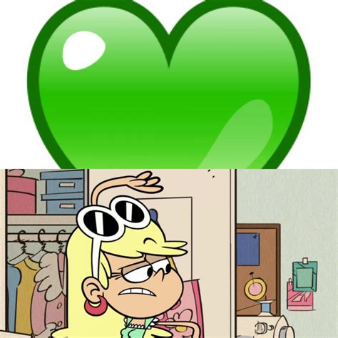 Leni Loud Green Heart Emoji Logo By Blazesurvivor On Deviantart