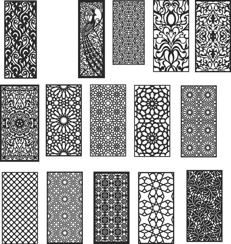 Dxf Cdr File For Cnc Plasma Laser Cut 16 Doors All Design Etsy