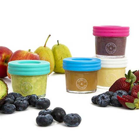 So many choices and brands it's easy to get confused and get something you didn't really want. Glass Baby Food Storage Containers - Set contains 6 Small ...
