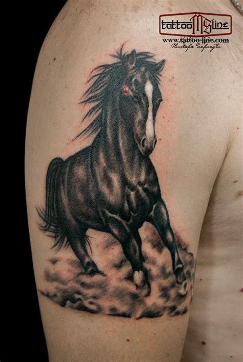 Horse Tattoo Realistic Black Horses Wild Horses Horse Tattoo Design