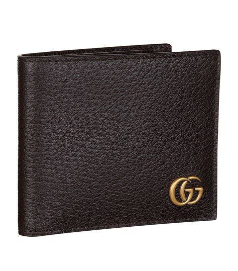 Gucci Leather Marmont Bifold Wallet In Brown For Men Lyst