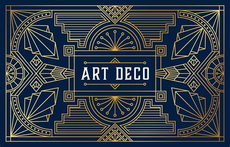 Art Deco Style Background Template 5842564 Vector Art At Vecteezy