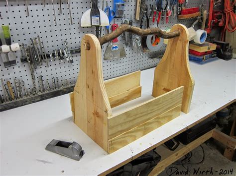 Adjustable trays help organize tools and accessories. Wood Tool Box