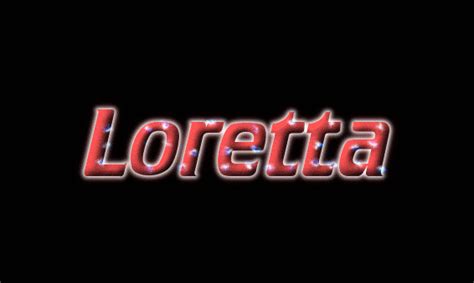 loretta logo free name design tool from flaming text