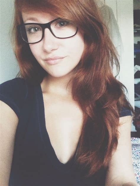 Glasses Hot Redheads Pinterest