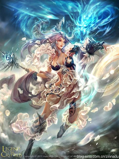 Artist Unknown Name Aka Zinnadu Title Thunder Goddess Card Lightning Mage Bertille