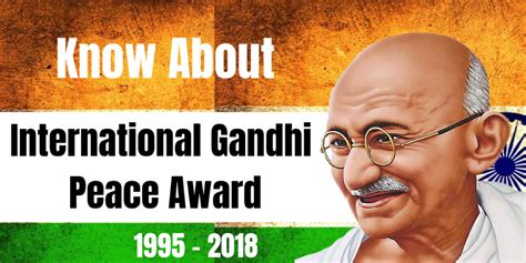 International Gandhi Peace Prize 2018 Techfdz