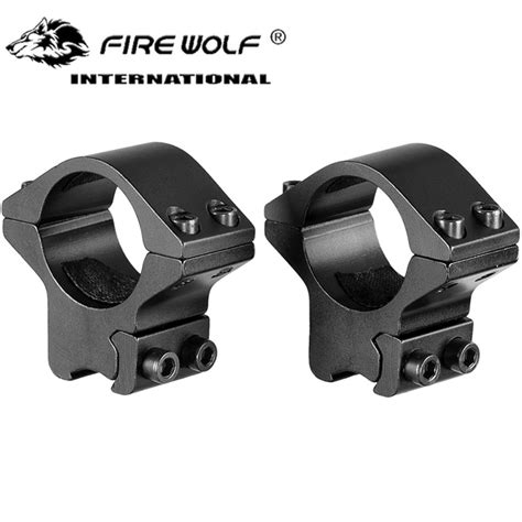2pcs Rifle Tactical Low Profile 254mm 1 Scope Rings 11mm Dovetail