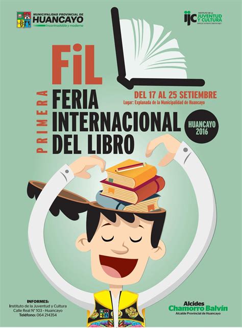 Afiche Feria Internacional Del Libro Huancayo By Alfredo Carhuancho