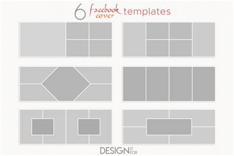 Facebook Cover Template Collage