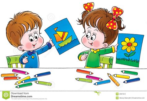 Child Drawing Clip Art For Kids