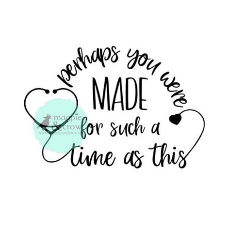 Nurse Svg Perhaps You Were Made For Such A Time As This Svg Etsy