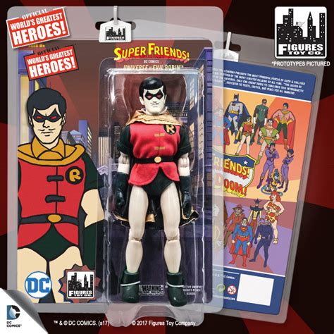 Super Friends Retro Action Figures Series 5 Universe Of Evil Edition Robin