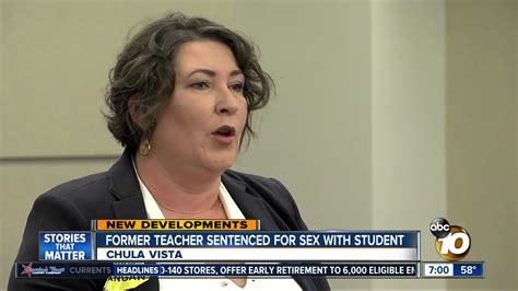 Former Teacher Sentenced For Sex With Student Youtube