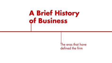 Firm Of The Future A Brief History Of Business Bain And Company Insights