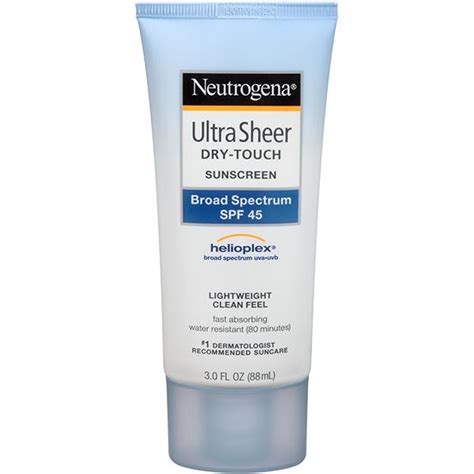Although this sunscreen may sound like a cut above the rest, there are. Amazon.com: Neutrogena Ultra Sheer Dry-Touch Sunscreen ...