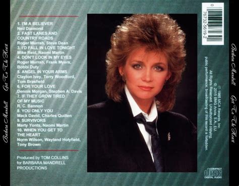 Barbara Mandrell Get To The Heart 1985 Cd The Music Shop And More