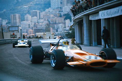 Denny Hulme Monaco 1970 Mclaren Grand Prix Racing F1 Racing Racing