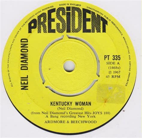 Neil Diamond Kentucky Woman Releases Discogs