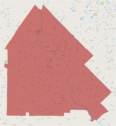 Pulaski County Map
