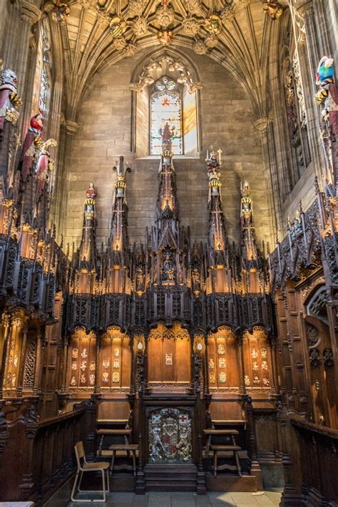 St Giles Cathedral In Edinburgh Prachtbau An Der Royal Mile