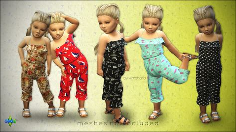 Jumpsuits 4 Us For Moms And Toddlers Rimshard Shop Sims 4 Cc