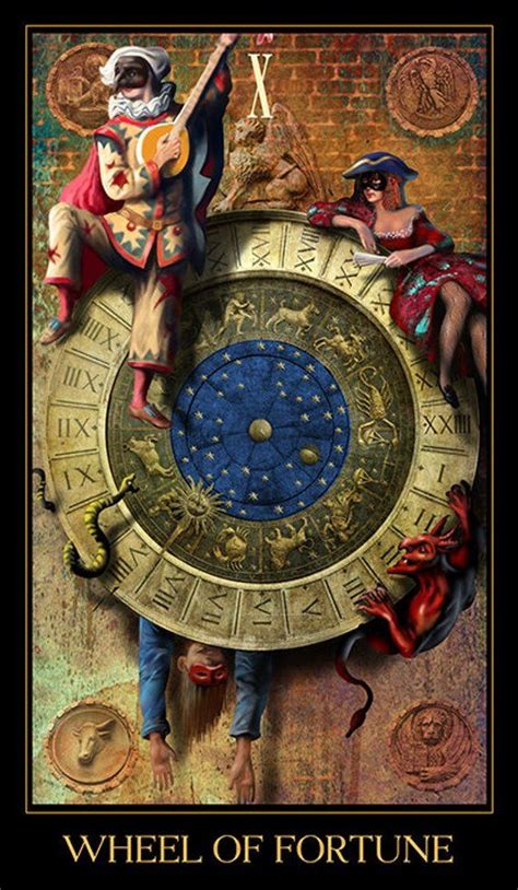 Venetian Tarot Deck Divination Tarot Cards Unique Illustrated With