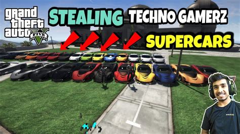 Gta 5 Stealing Techno Gamerz Supercars Gta V Gameplay Youtube