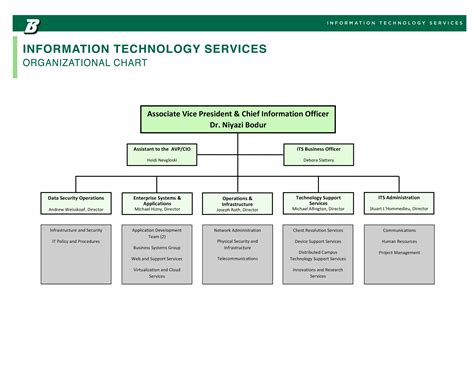 Information Technology Services Organizational Chart Information