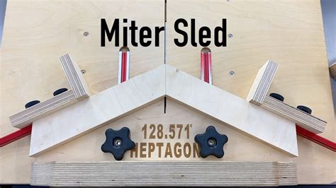 Miter Sled For Perfect Miters Youtube