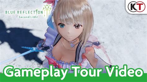 Blue Reflection Second Light Gameplay Tour Video Youtube