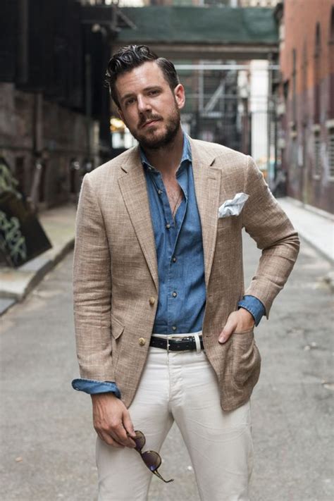 Linen Sport Jacket For Summer Blue Or Beige Styleforum