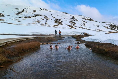 Hiking In Reykjadalur Hot Springs