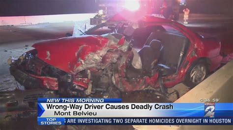Wrong Way Driver Causes Deadly Crash