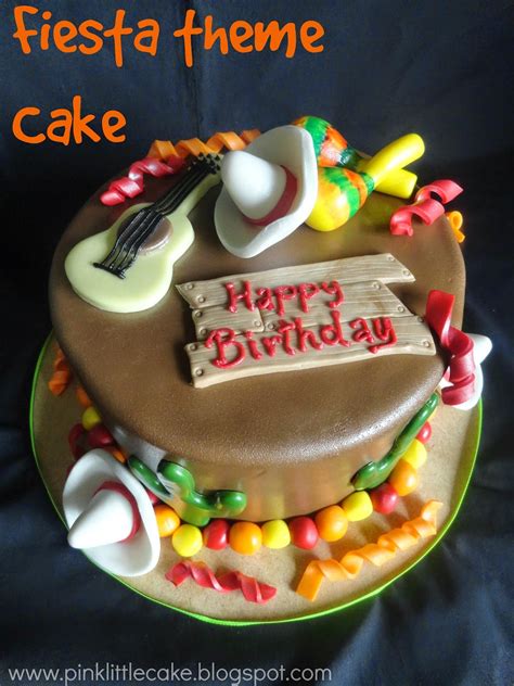 See more ideas about jungle theme cakes, themed cakes, cupcake cakes. Pink Little Cake: Fiesta Theme Cake