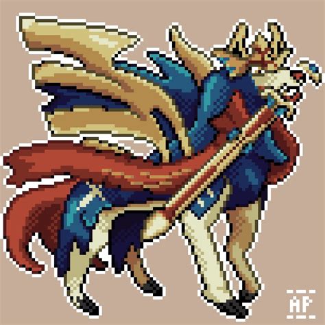 Oc Zacian Pixelart Pokemon