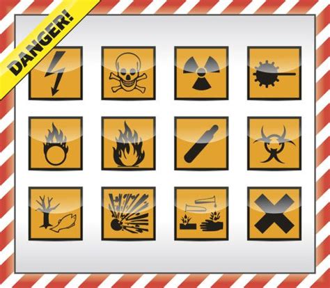 The shapes and colours of the safety symbols distinguish the. Pin by Pauleen So on hazard warning signs | Lab safety ...