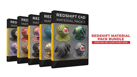 Redshift C4d Material Bundle The Pixel Lab