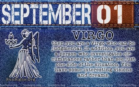 September 1 Zodiac Horoscope Birthday Personality Sunsignsorg