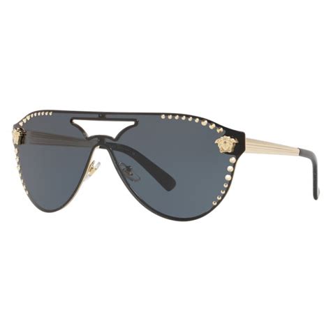 Versace Sunglasses Versace Glam Medusa Light Gold Sunglasses Versace Eyewear Avvenice