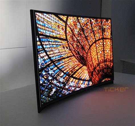 Samsung Unveils Curved Oled Tv Tech Ticker