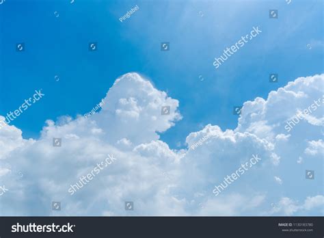 Clear Blue Sky Backgroundclouds Background Stock Photo 1130183780