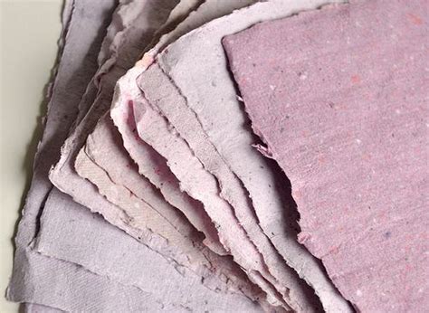 Purple Paper Pack Recycled Paper Art Handmade Paper Paper Art Sculpture