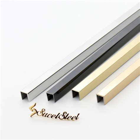 Color Stainless Steel U Channel For Tile Glass Wall Door U Trim