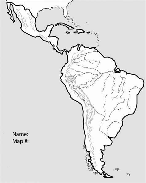 Free Printable Map Of South America Printable Maps