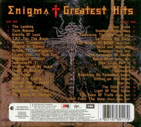 Enigma Greatest Hits 2008 2cd New Age Ambient Музыка и