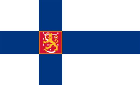 Finnish Flag Cat Flag