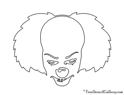 Pennywise Pumpkin Pattern It Pennywise The Clown Stencil Free Ste